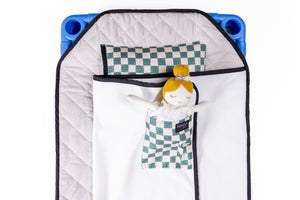 CHECKMATE DAYCARE BEDDING SWAGGIE